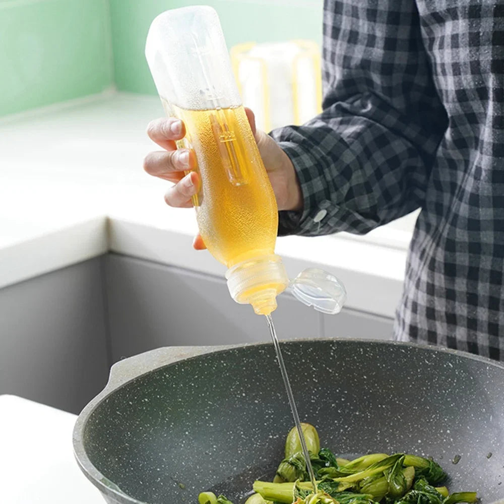 Oil Spray Bottle – Transparent Olive Oil & Vinegar Dispenser (200ml/300ml/500ml)