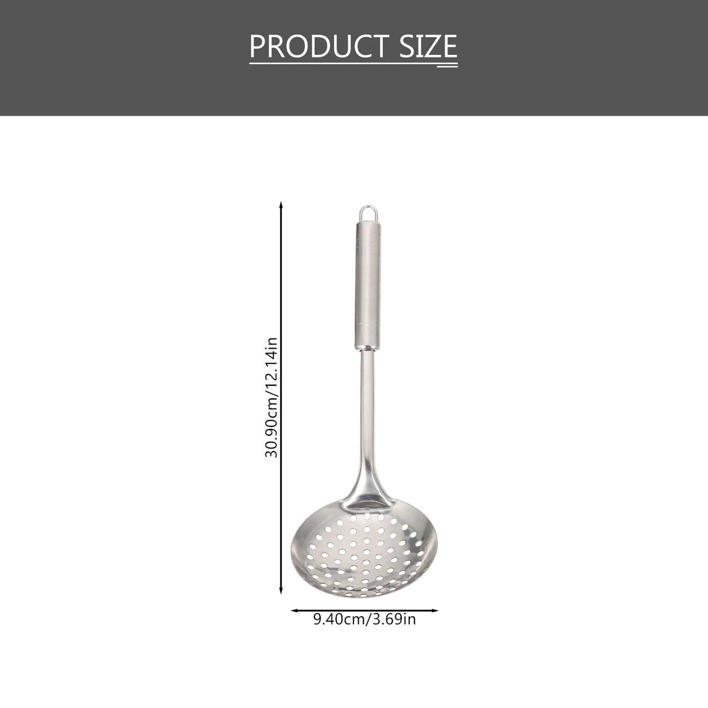5PCS Stainless Steel Utensil Set – Heat-Resistant & Hanging Kitchen Tools