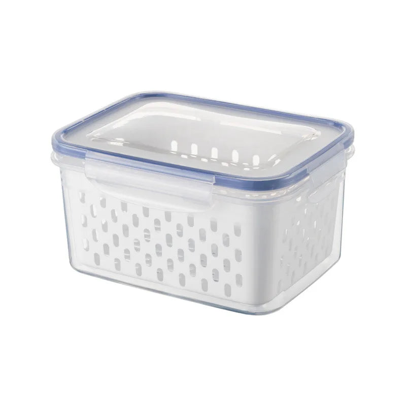 Fruit Storage Containers with Removable Colander – Airtight Fridge Produce Saver | BPA-Free, Space-Saving, Multi-Use