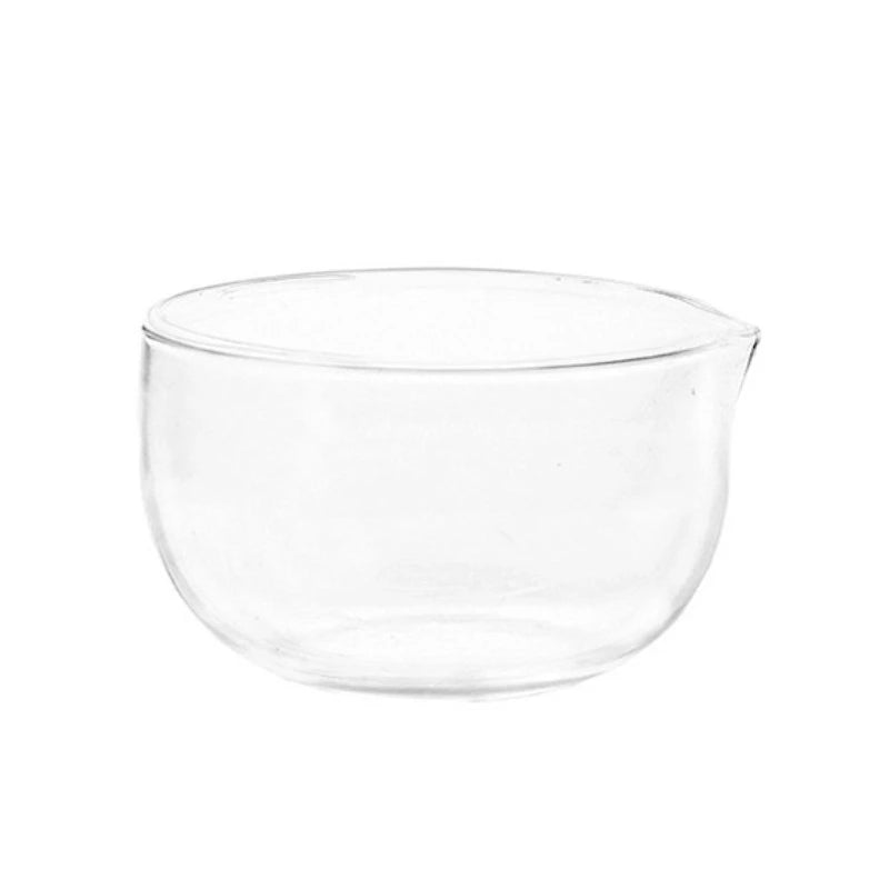 Transparent Glass Mixing & Salad Bowl – Japanese-Style Double-Glazed Bowl (350ml & 600ml)