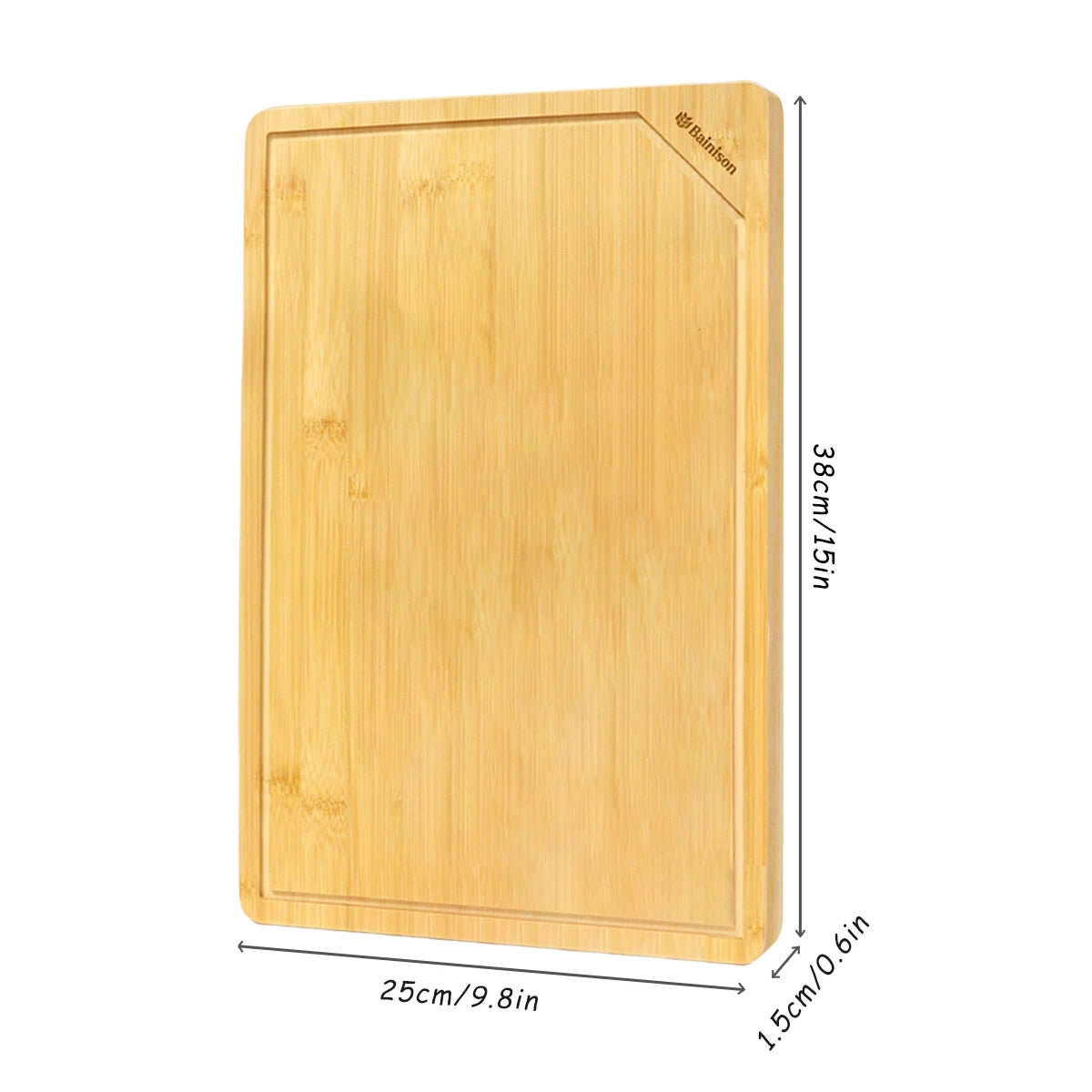 Eco-Friendly Bamboo Cutting Board – Minimalist, Durable & Antibacterial