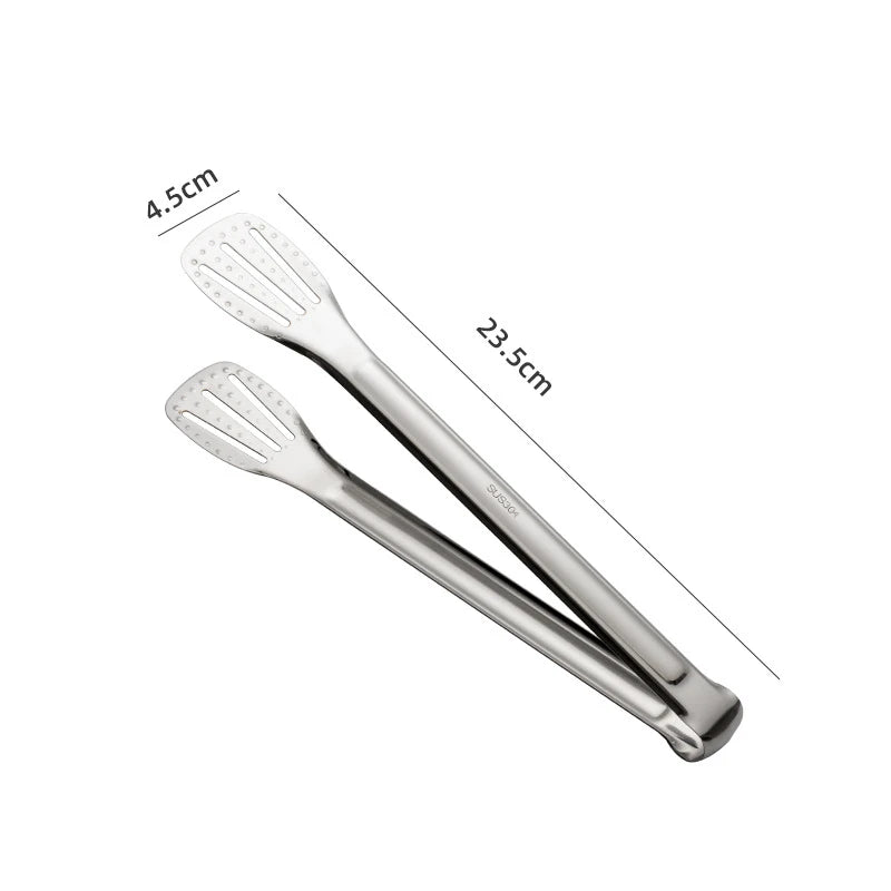 Gold Stainless Steel Food Tongs – Elegant Grill & Kitchen Clamp | Durable, Easy-Use, Multipurpose