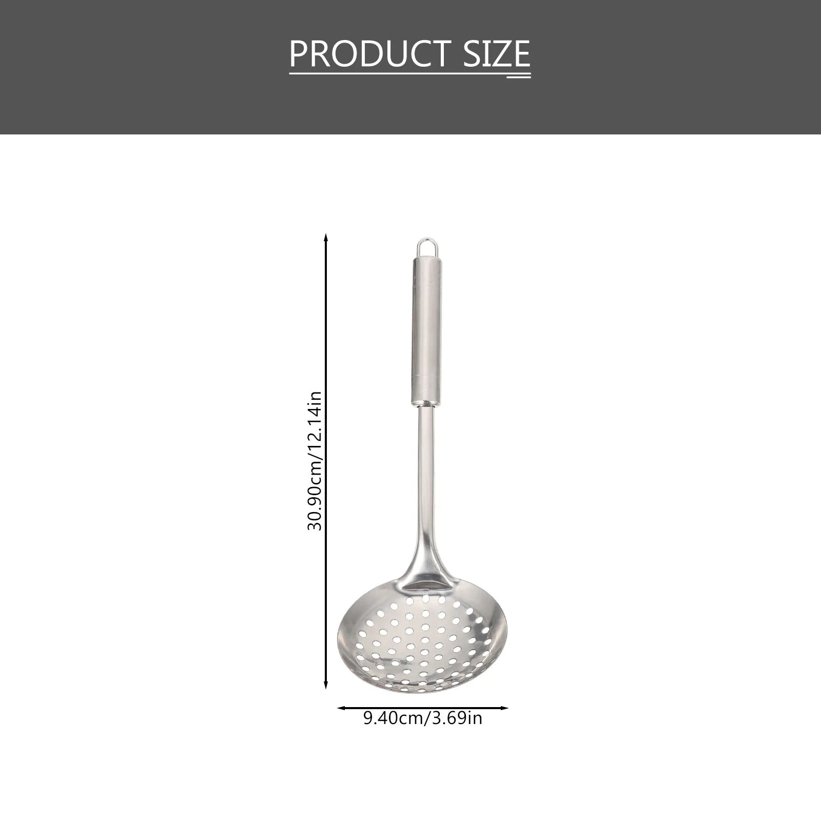 5PCS Stainless Steel Utensil Set – Heat-Resistant & Hanging Kitchen Tools