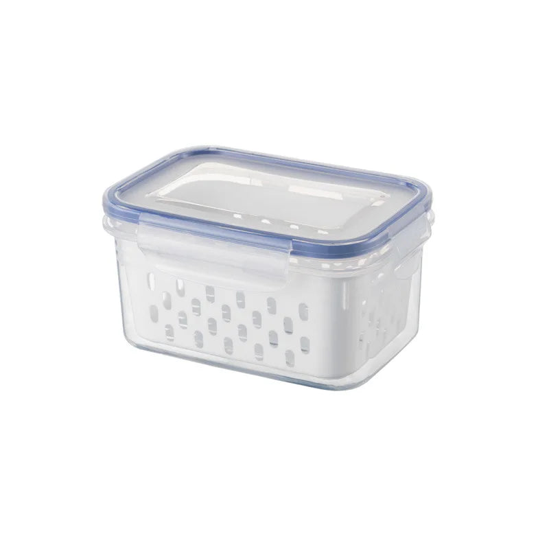 Fruit Storage Containers with Removable Colander – Airtight Fridge Produce Saver | BPA-Free, Space-Saving, Multi-Use