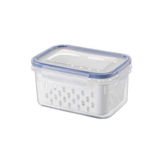 Fruit Storage Containers with Removable Colander – Airtight Fridge Produce Saver | BPA-Free, Space-Saving, Multi-Use
