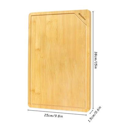 Eco-Friendly Bamboo Cutting Board – Minimalist, Durable & Antibacterial