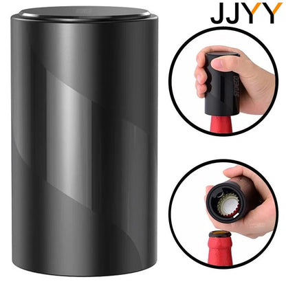 Push-Down Magnetic Bottle Opener – Automatic & Cap-Catching Design